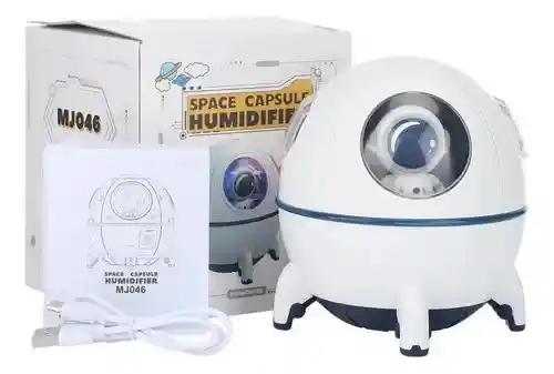 Humidificador Difusor De Aroma Eléctrico Con Luz Led Multicolor Galaxia Astronauta