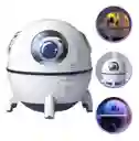 Humidificador Difusor De Aroma Eléctrico Con Luz Led Multicolor Galaxia Astronauta