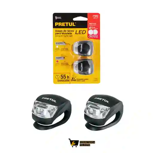 Luces Para Bicicleta Pretul - 27050