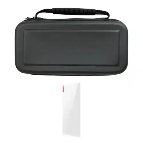 Estuche Rígido Liso + Vidrio Compatible Con Switch 2