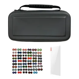 Estuche Liso + Vidrio + 2 Grips Compatible Con Switch 2