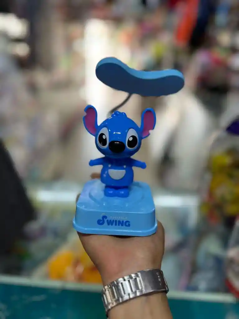 Lampara Stitch Linterna Led Lilo Y Stitch Recargable Decoración Mesa De Noche