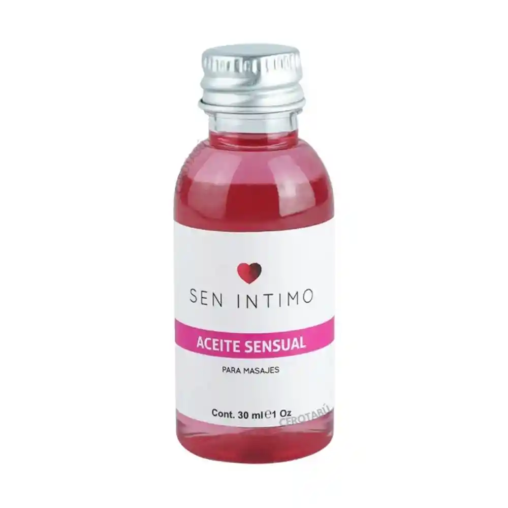 Aceite Caliente Corporal Para Masajes Sen Intimo 30 Ml