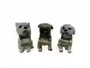 Figura Decorativa Lindo Perro Bienvenido Cerámica