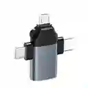 Adaptador Otg 3 En 1 V8/tipoc/iphone