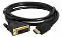 1.5 Metros Hdmi A Cable Dvi Cable 1080p Hd