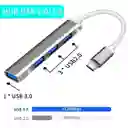 Hub 6 En 1 Tipo C A Usb Plateado -151 Nuevo