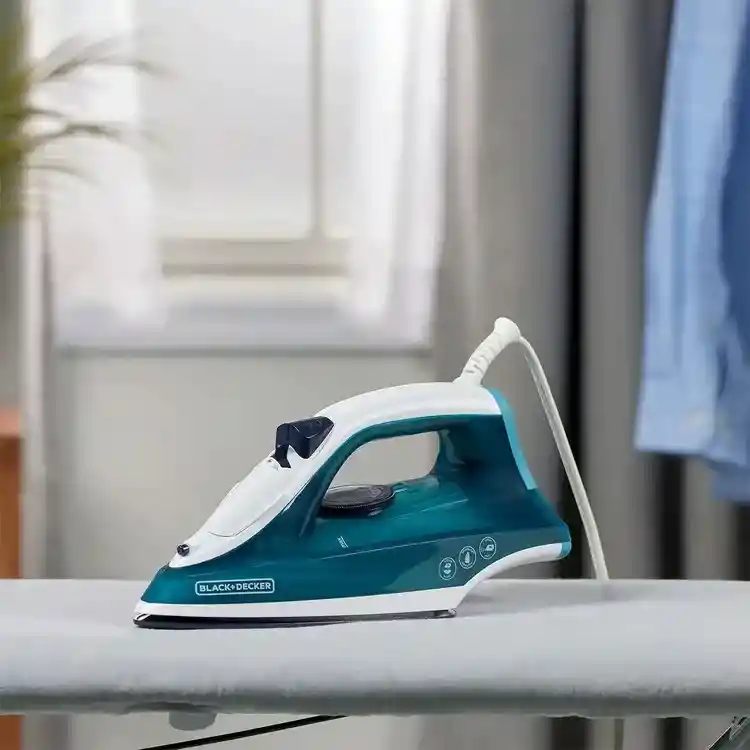 Plancha De Ropa Black+decker Vapor Irbd365 Trueglide Azul