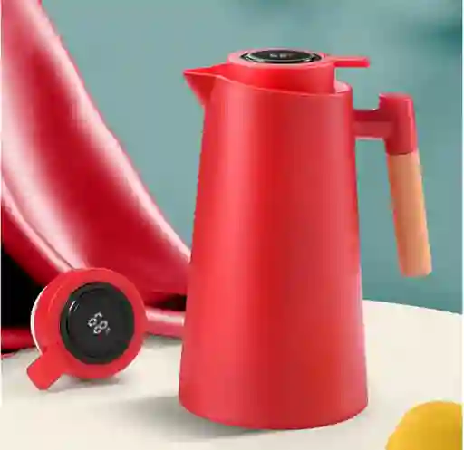 Termo Tetera Termica Conserva Calor Con Indicador Led Temperatura 1 Litro