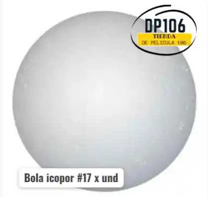 Bola De Icopor #17 X 1 Und