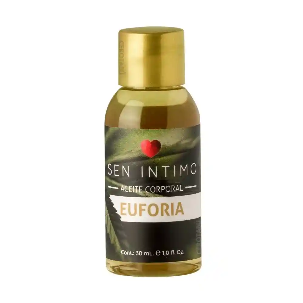 Aceite Corporal Natural Para Masajes Euforia Extracto Cannabis