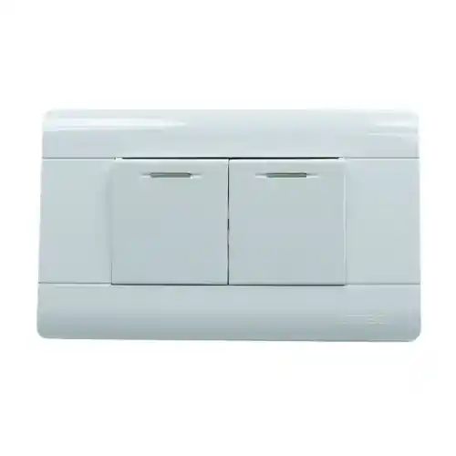⭐interruptor Doble Unitec, En Policarbonato, 10a - 110v, Blanco⚪⭐