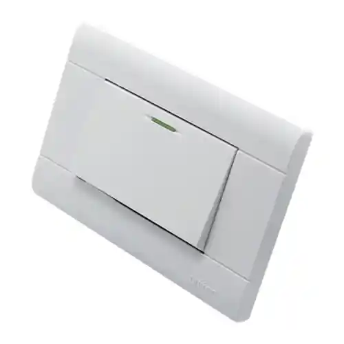 ⭐interruptor Sencillo Unitec, En Policarbonato, 10a - 110v, Blanco⚪⭐