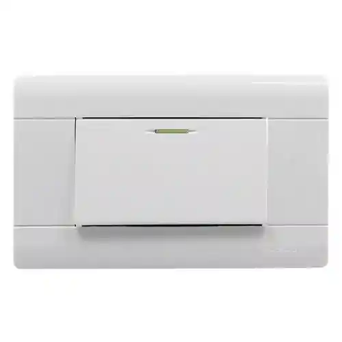 ⭐interruptor Sencillo Unitec, En Policarbonato, 10a - 110v, Blanco⚪⭐