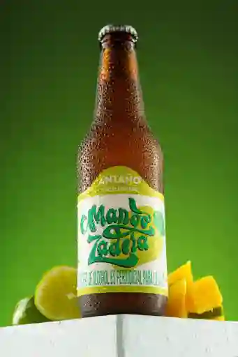 Antaño Cerveza Artesanal Mangozadera Con Mango Biche Y Sal Botella 330ml