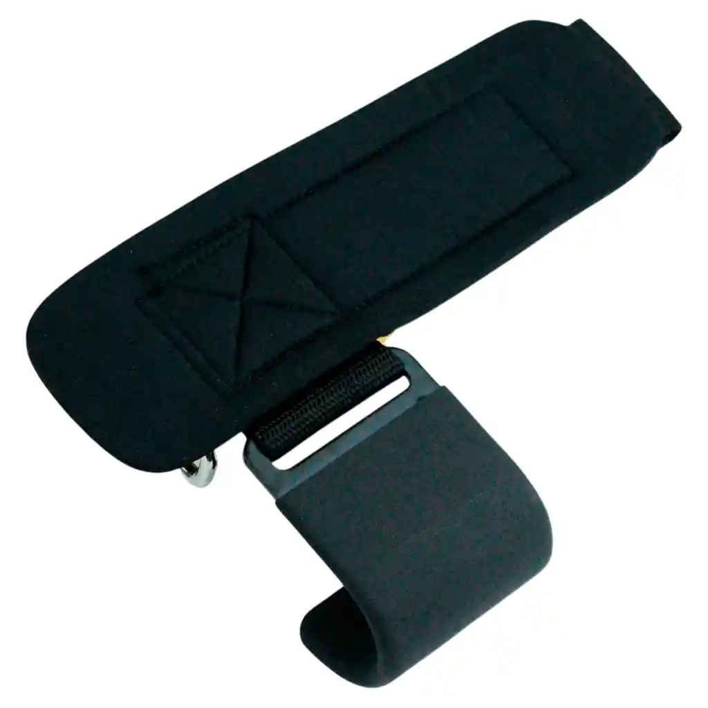 Kit X2 Straps Gancho Agarre Correas Levantamiento Pesas Gym Negro