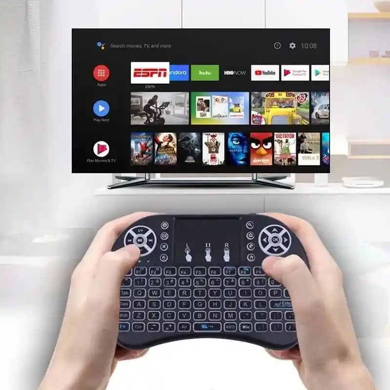Control Smart Tv Iluminado Bluetooth I8 Nuevo
