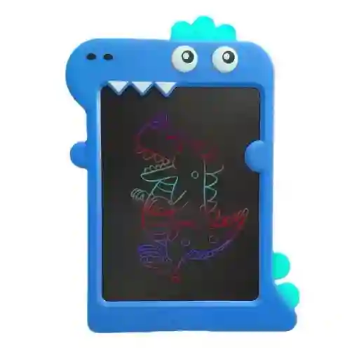 Tablero Magico Dibujo Led De Dinosaurio Para Niños Azul
