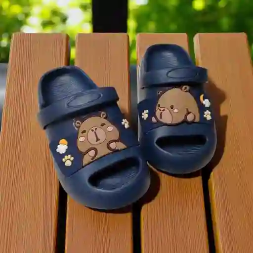 Chanclas Capibara Azul Talla 28