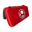 Estuche De Viaje Rígido Diseño Toad Rojo Compatible Con Switch 2