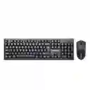 Combo Teclado Y Mouse Alambrico Jertech Km-160 Negro