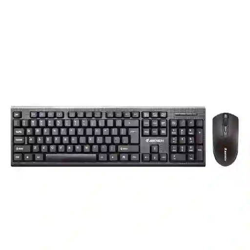 Combo Teclado Y Mouse Alambrico Jertech Km-160 Negro