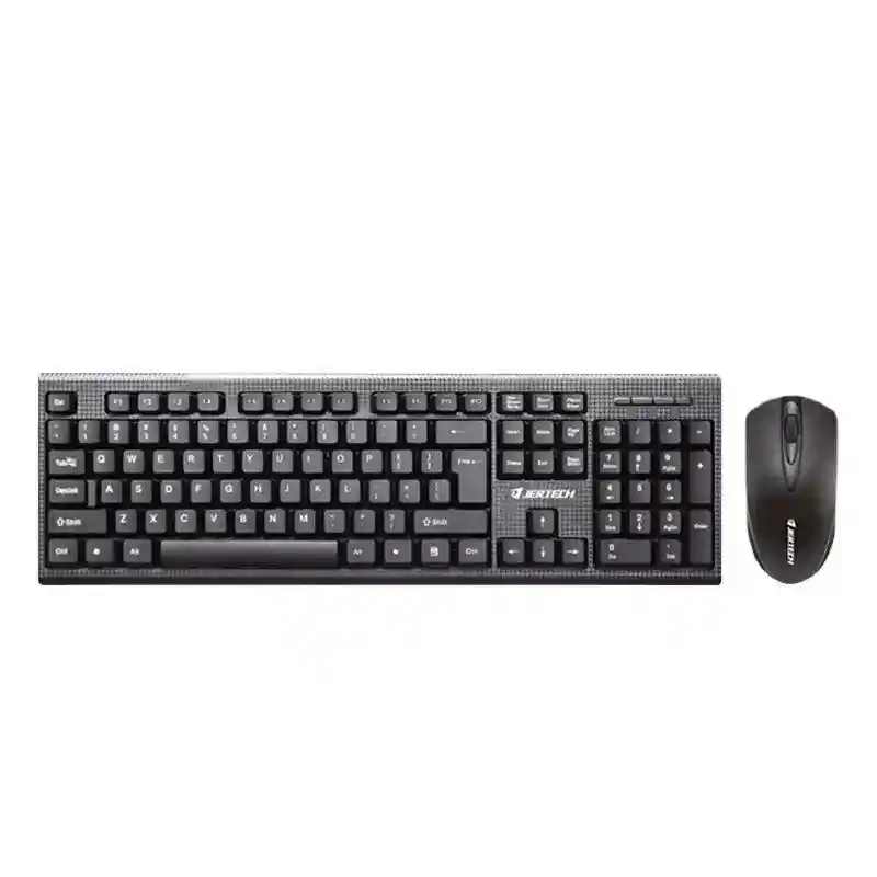 Combo Teclado Y Mouse Alambrico Jertech Km-160 Negro