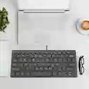 Teclado Alambrico Ligero Y Suave Elegante Negro K-1000