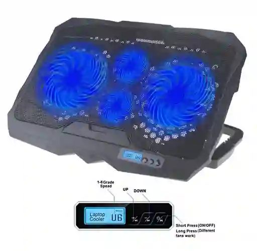 Base Refrigerante Para Portátil 4 Ventilador S-18