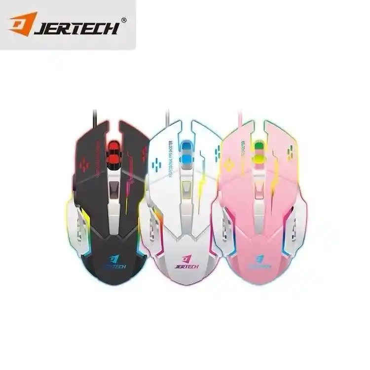 Mouse Gamer Jertech Jr810 Nuevo Rosa