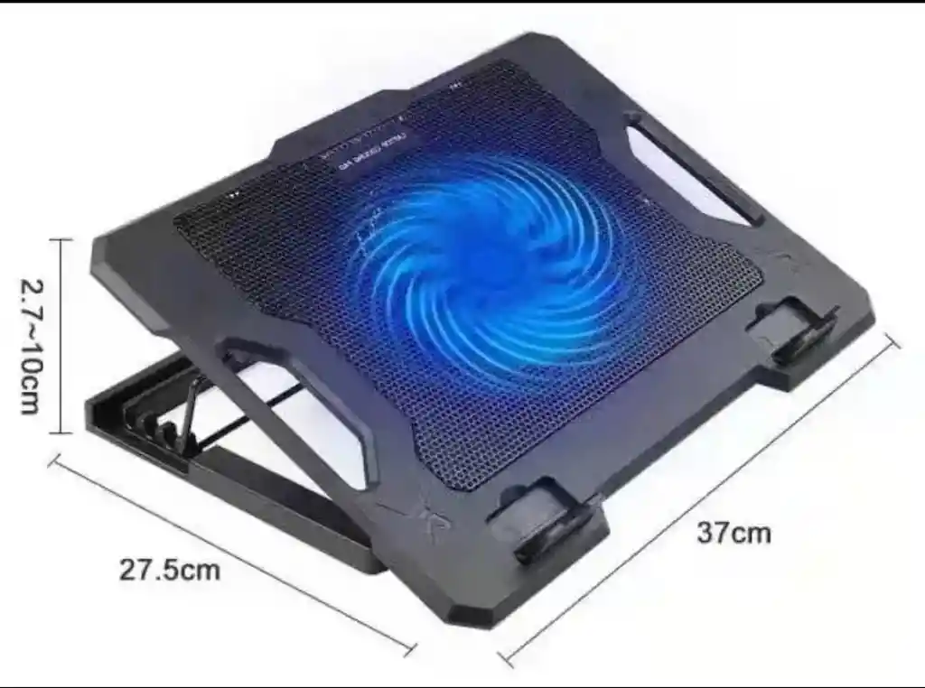 Base Refrigerante Para Portatil Reclinable 1 Ventilador S-100
