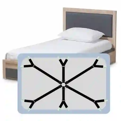 Tirantes Ajustables Para Cama, Sábana Alargada, Banda Entrecruzada, Pinzas, Colchón, Edredón Elástico