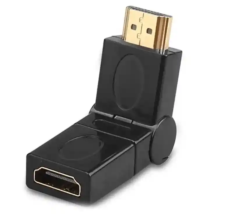 Adaptador Codo En L Hdmi Negro