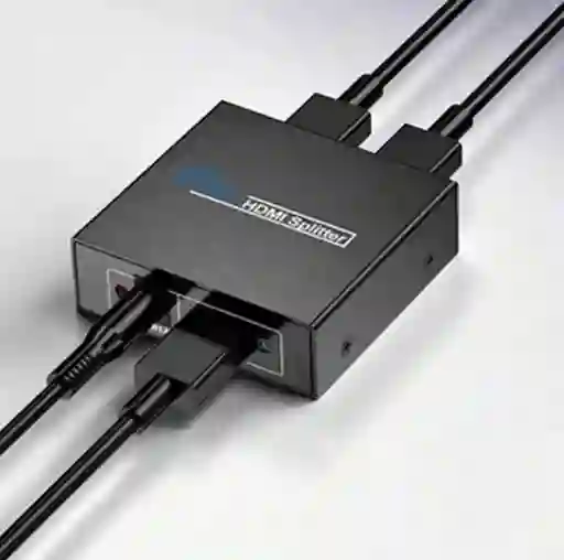 Multiplicador Splitter Hdmi X 2 Negro