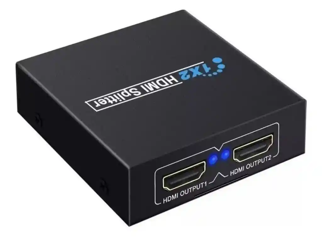 Multiplicador Splitter Hdmi X 2 Negro