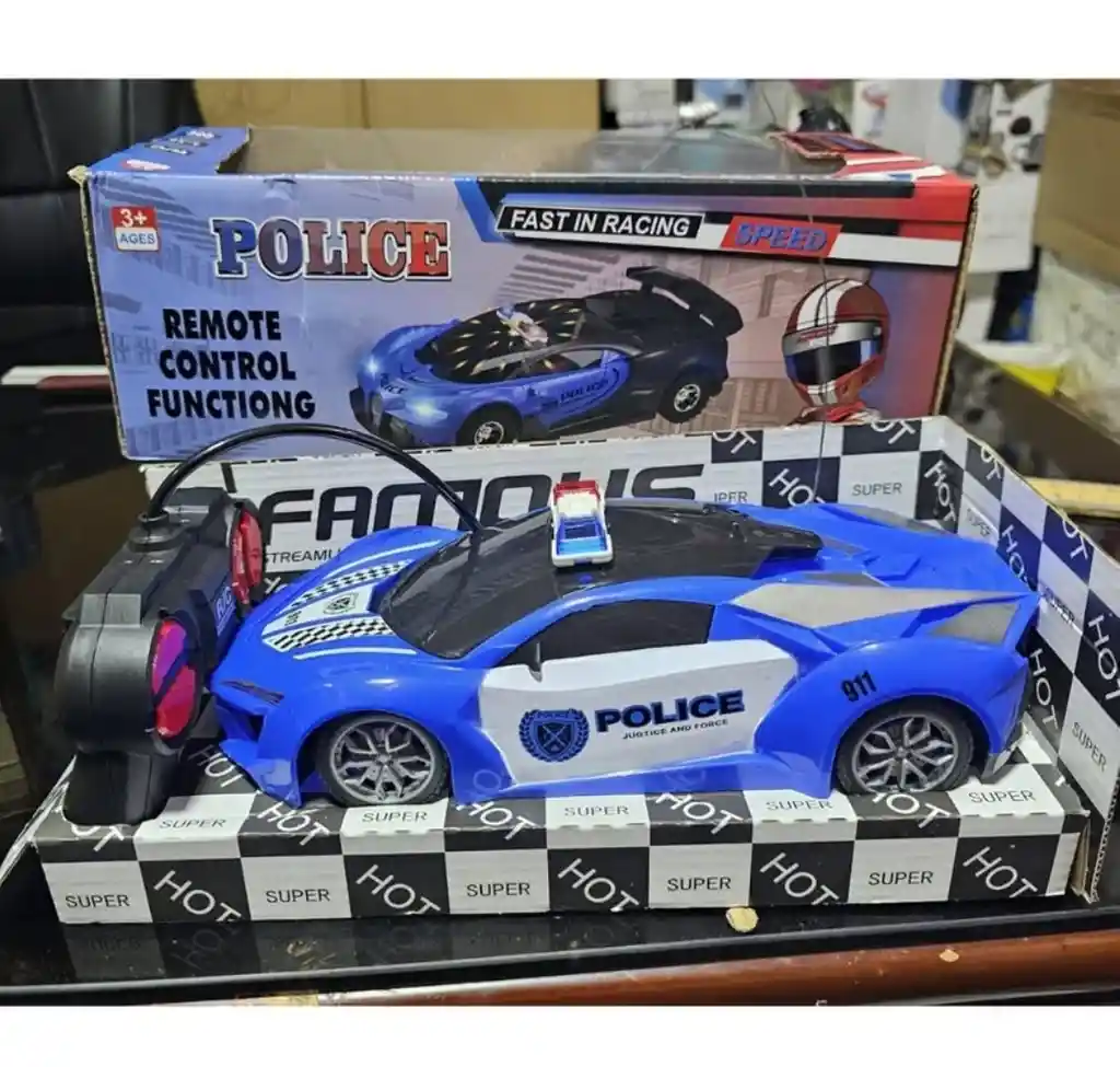 Carro Control Remoto Policía