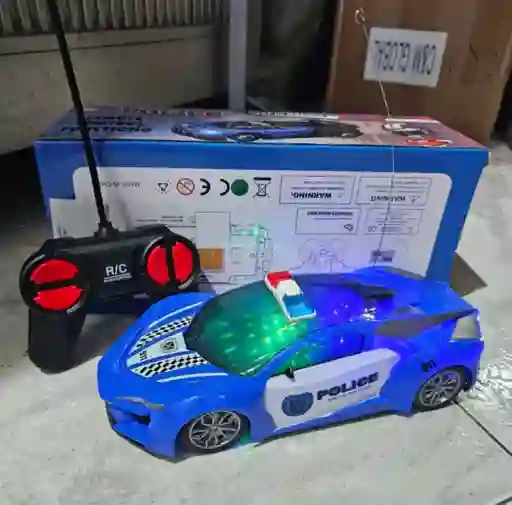 Carro Control Remoto Policía