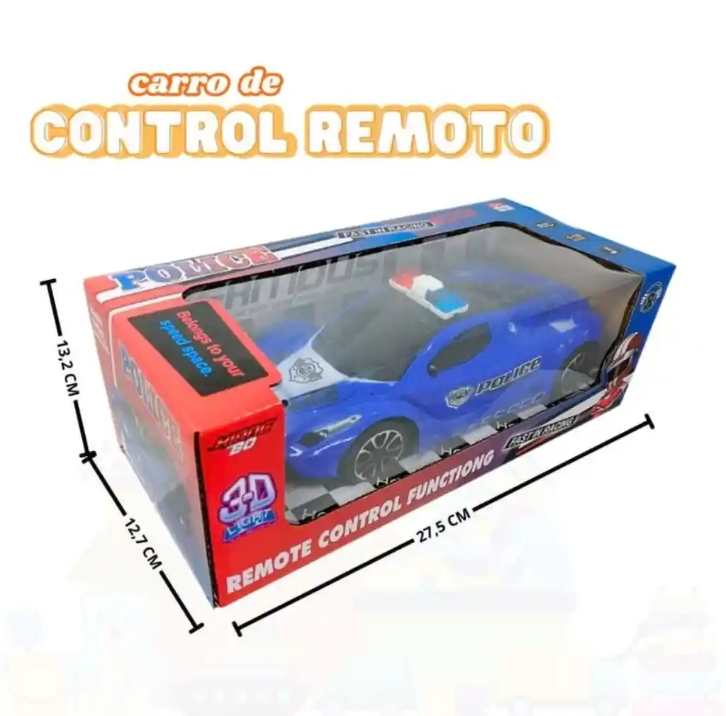Carro Control Remoto Policía