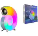 Parlante Luz Led Caracol Blanco