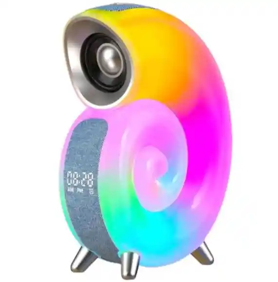 Parlante Luz Led Caracol Blanco