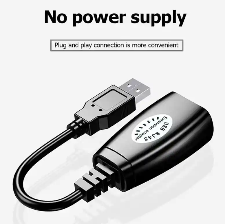 Extender Usb Hasta 30 Metros. Por Cable De Red, Extensor Usb