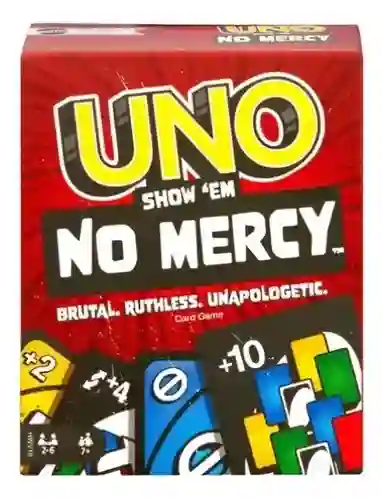 Juego De Cartas Uno Show ´em No Mercy Card Game Familiar