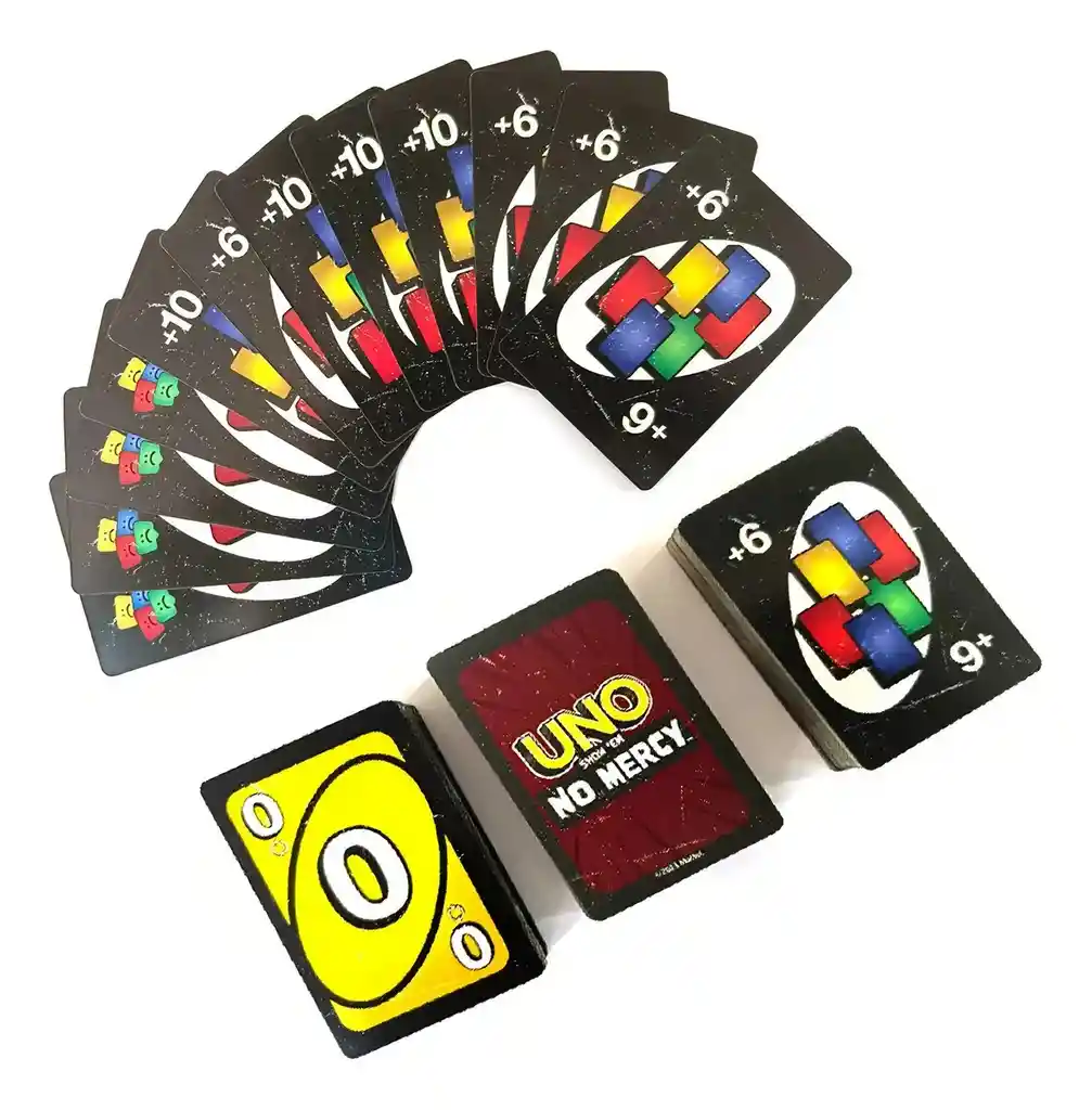 Juego De Cartas Uno Show ´em No Mercy Card Game Familiar