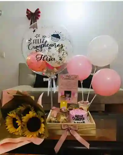 Desayuno Sorpresa Dama Ponque Y Flores