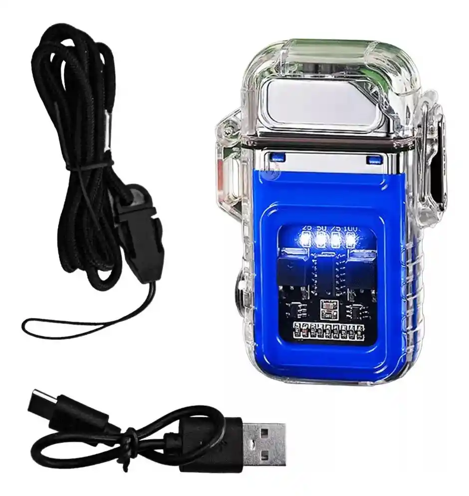 Encendedor Mechero Linterna Eléctrico Flexible Recargable Usb