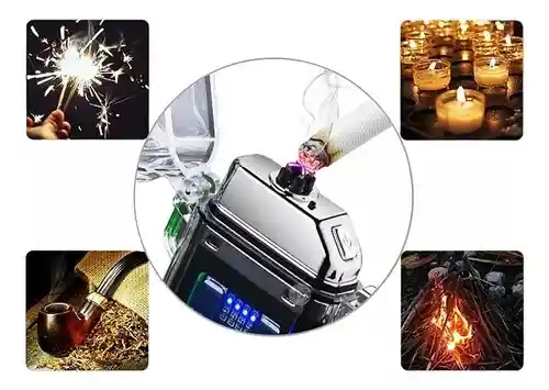 Encendedor Mechero Linterna Eléctrico Flexible Recargable Usb