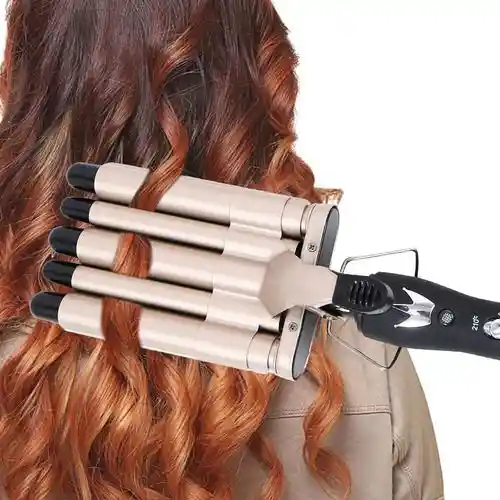 Pinza Onduladora Rizadora Para Cabello En Bucle 5 Tubos