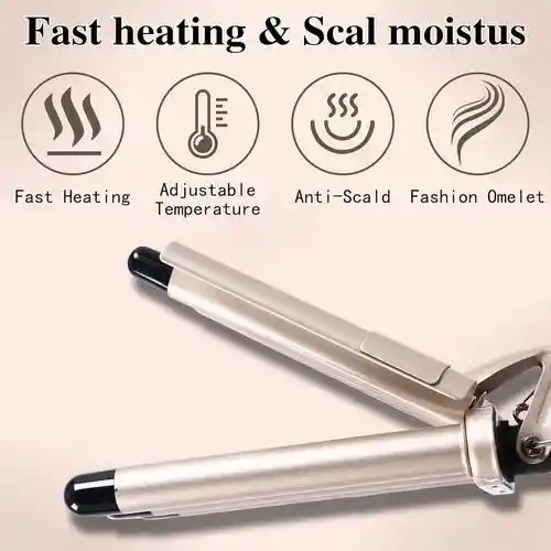 Pinza Onduladora Rizadora Para Cabello En Bucle 5 Tubos