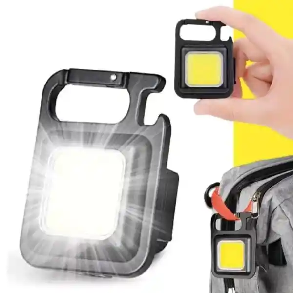 Linterna Llavero Luz Led Destapador Potente Recargable