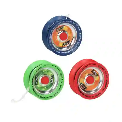 Yoyo Metal Super Yo-yo Extra Largo Colores